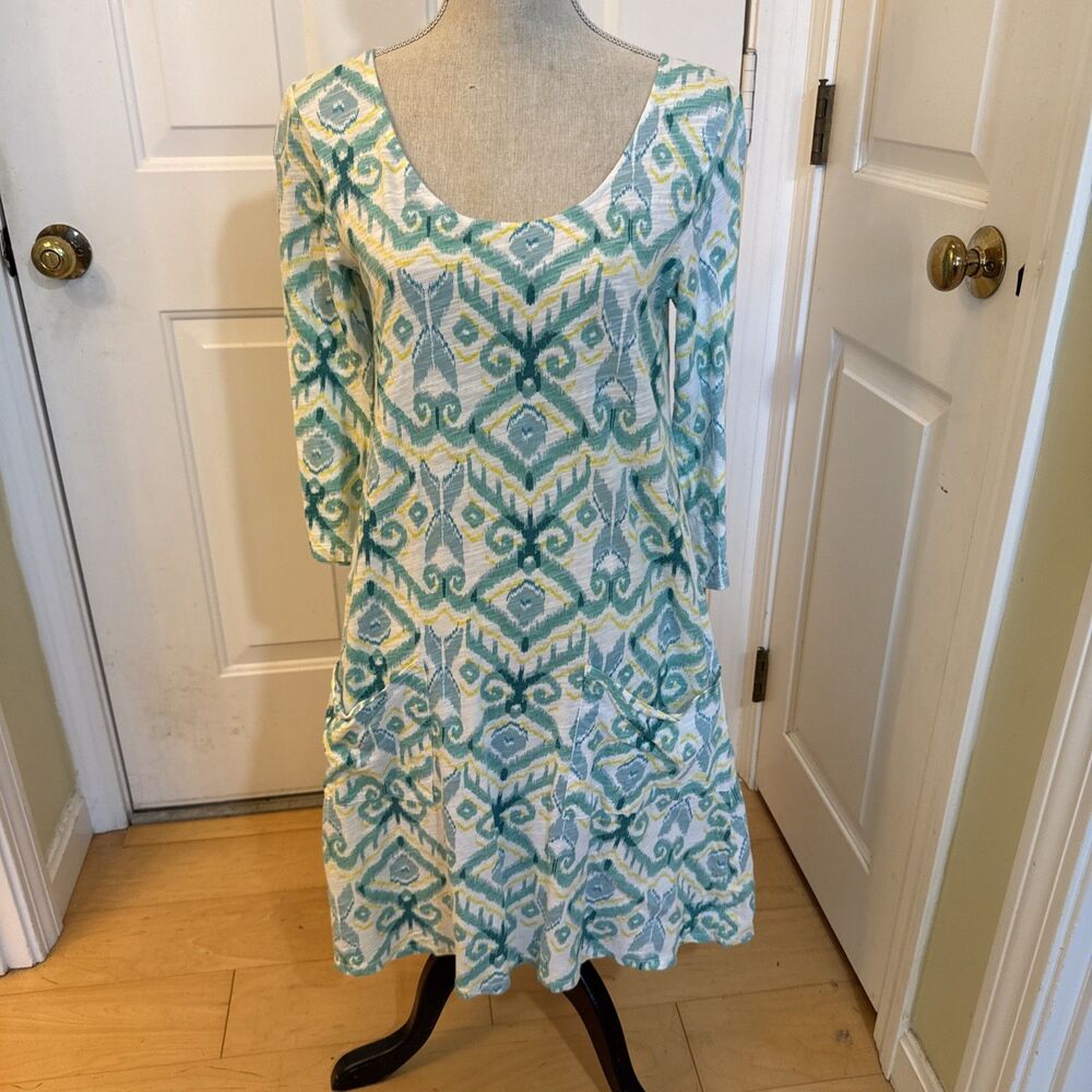 COTTON COMFORT Fresh Produce long sleeved cotton dress womens Size XS